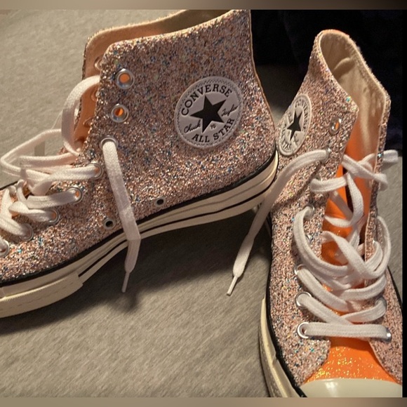 Converse x JW ANDERSON PINK GLITTER chucks - Picture 2 of 5
